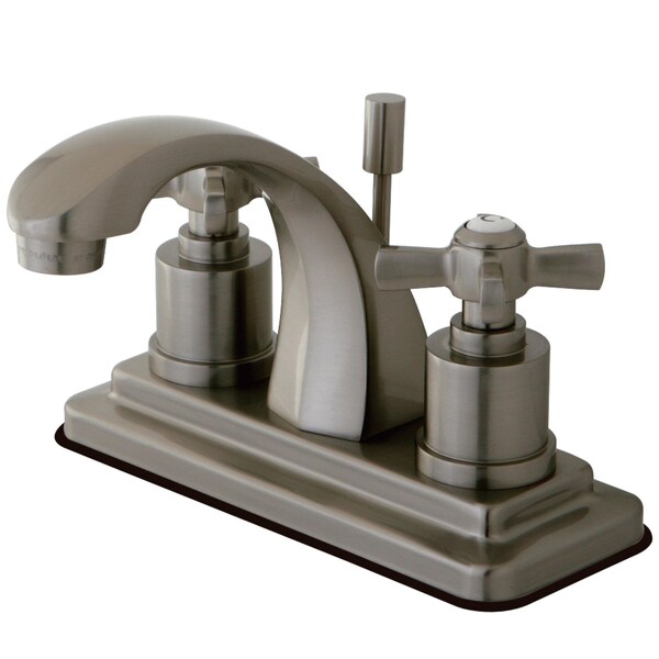 Kingston Brass KS4648ZX 4" Centerset Bathroom Faucet, Brushed Nickel KS4648ZX - main